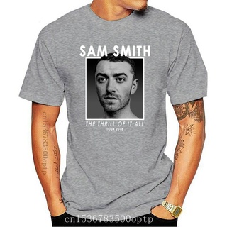 ขายดี เสื้อยืด พิมพ์ลาย SAM SMITH - THE THRILL OF IT ALL Tour สไตล์คลาสสิก สําหรับผู้ชาย UK EU BIchha15CLmpmb18Size S-5X