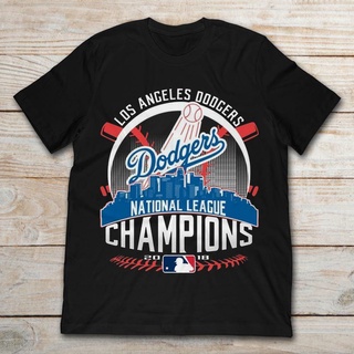 [S-5XL] เสื้อยืด พิมพ์ลาย Los Angeles Dodgers Dodgers League Champions สไตล์คลาสสิก สําหรับผู้ชาย และผู้หญิง