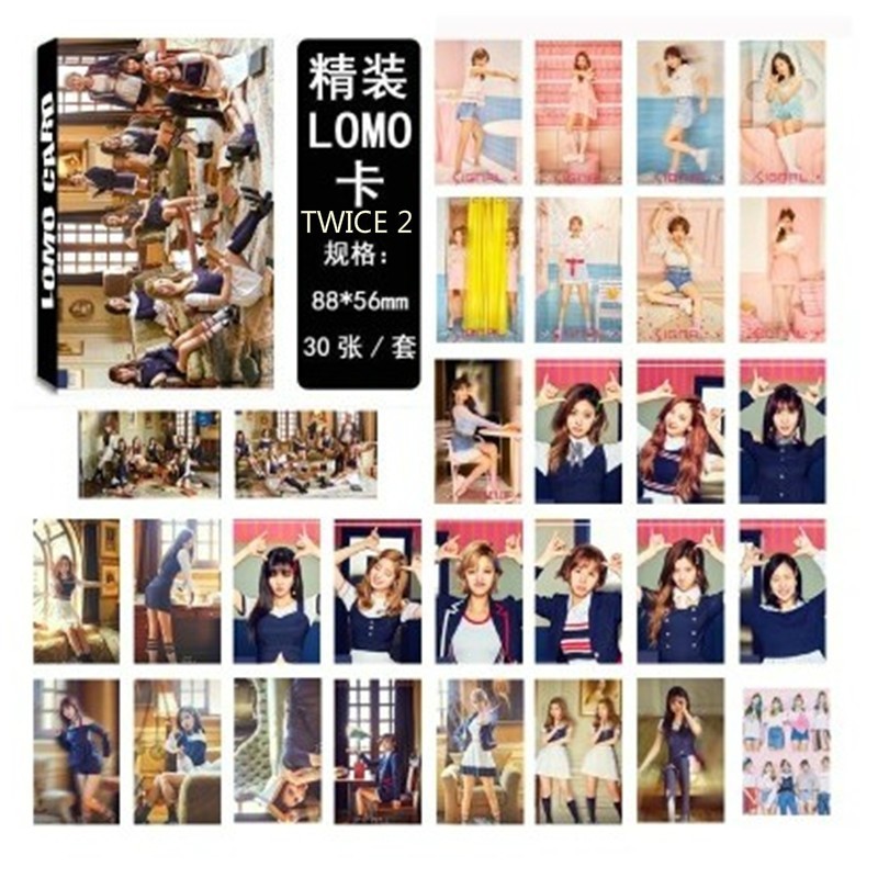 ภาพสินค้า30pcs KPOP TWICE Knock Lomo Card Na Yeon Photocard Momo Tzuyu Photo Picture จากร้าน allkpoper.th บน Shopee ภาพที่ 5