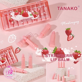 TANAKO เซตลิปมัน 10 แท่ง ลิป ลิปมัน ลิปบาล์ม ลิปมันบำรุง สตรอเบอร์รี่ เมจิกลิปบาล์ม ให้ความชุ่มชื้นและบำรุง ริมฝีปาก