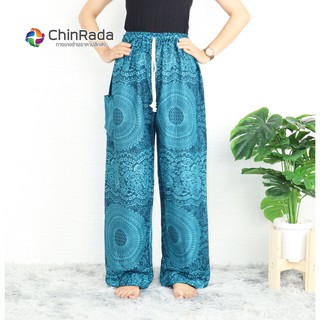 กางเกงช้างผ้าเมมเบิดสุดฮิตลายกุหลาบกัดสี เอวเชือก  (พร้อมส่งจากไทย) ถูกและดีที่สุด