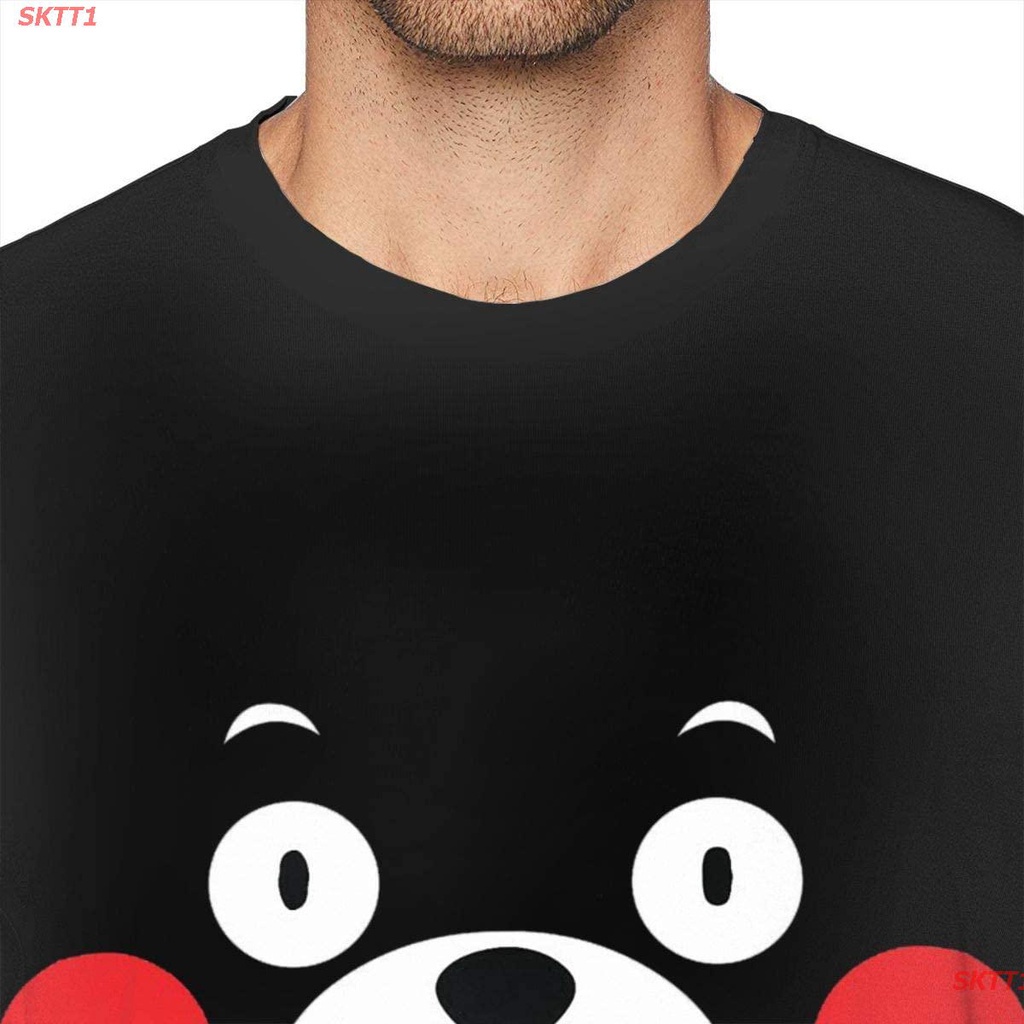 sktt1-kumamoto-bearเสื้อยืดแขนสั้น-celin-kumamon-short-sleeve-tees-t-shirt-for-men-black-kumamoto-bear-sports-t-shirt