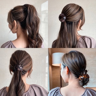 Birds nest hairpin, high horsetail headdress, back of the head, ball head, lazy hairdresser, fashionable and simple fixed hairpin