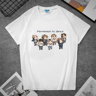 เสื้อยืด❤️ BTS ARMY Permission to Dance official Loose T-shirt XXS-XXL