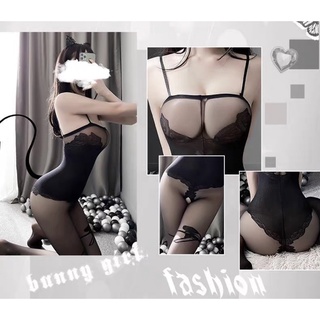 🚀พร้อมส่งจากกรุงเทพ🚀 👙ชุดcosplay 👙 Lace Body Suit ผ้าซีทรู ชุดบอดี้สูทผู้หญิงขายาวคลุมเท้า บอดี้สูทตาข่าย ชุดนอนเซ็กซี่