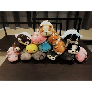 ตุ๊กตาพวงกุญแจ 4"(นิ้ว)  Keychain Stuffed Animal แบบสัตว์ต่างๆ