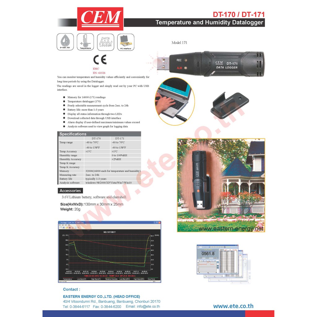 dt-171-cem-เครื่องบันทึกอุณหภูมิความชื้น-temperature-humidity-usb-datalogger