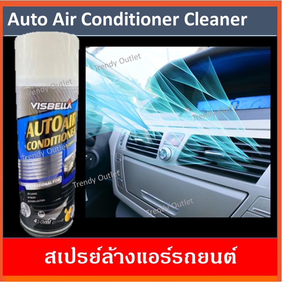 สเปรย์ น้ำยา ล้างแอร์ ในรถ ทำความสะอาดแอร์ รถยนต์ จาก USA กำจัดกลิ่นอับ
