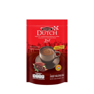 ❤️ไม่แท้คืนเงิน❤️ Cocoa Dutch 3 in 1 บรรจุ 5 ซอง (22g x 5 ซอง) โกโก้ดัทช์ พร้อมชง 3 อิน 1 สูตรน้ำตาลน้อย