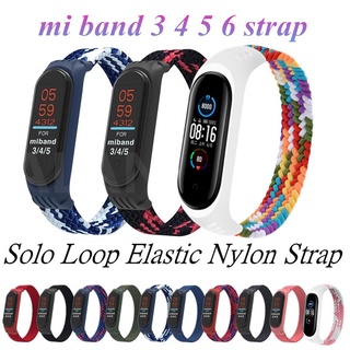 ภาพหน้าปกสินค้าReady Stock！Nylon Braided Solo Strap For Xiaomi Mi Band 6 5 4 3 Breathable Sport Wristband for mi band 6 5 band 4band 3 Replaceable Strap for Amazfit Band 5 ซึ่งคุณอาจชอบราคาและรีวิวของสินค้านี้