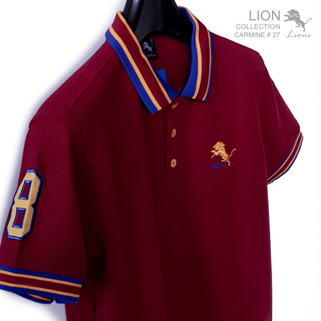 ภาพหน้าปกสินค้าเสื้อโปโล Lions - Lion collection  ผู้ชาย  โทน แดง ชมพู จากร้าน lynda.clothing19 บน Shopee
