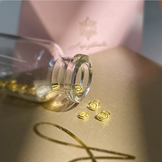 ภาพขนาดย่อของภาพหน้าปกสินค้าเม็ดทองคำแท้ 96.5% พร้อมขวดโหลแก้ว จากร้าน anyagoldsmiths บน Shopee