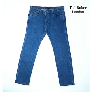 ยีนส์ Ted Baker เอว 38-39 สีเสมอตัว ผ้าหนานุ่มยืด ขากระบอกเล็ก
