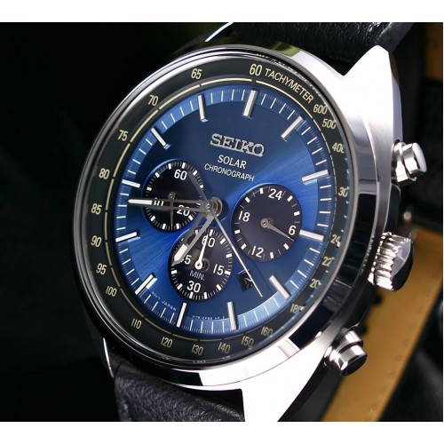 Seiko Solar Chronograph Tachymeter SSC625P1 Men's Watch | Shopee Thailand