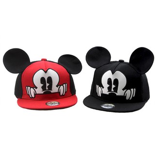 หมวกเบสบอลพิมพ์ลาย Mickey แฟชั่นสำหรับเด็ก