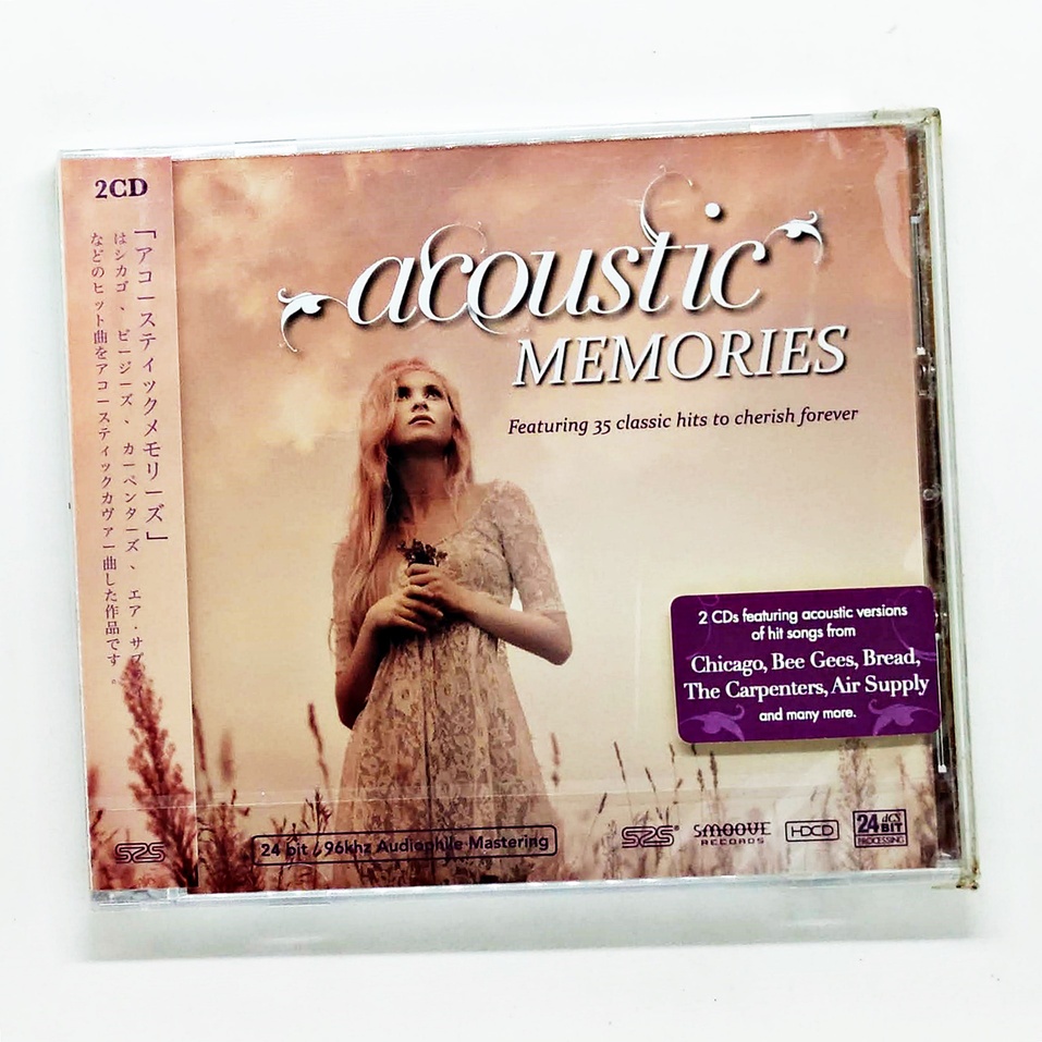 cd-เพลง-various-artists-acoustic-memories-2cd-รวมเพลงฟังสบายทั้งที่บ้าน-ในรถ-ที่ทำงาน-ร้านอาหาร-ร้านกาแฟ-รีสอร์ท