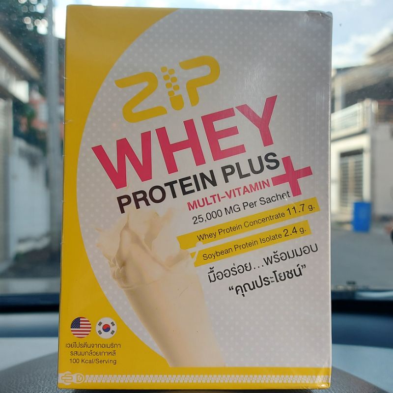 ภาพสินค้า**ส่งฟรี** Zip Whey Protein Plus ซิปเวย์ โปรตีน พลัส อร่อยมาก ของแถมแน่นๆ จากร้าน high_class_club บน Shopee ภาพที่ 1