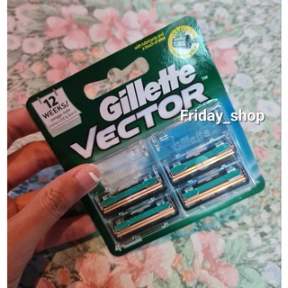 ภาพหน้าปกสินค้าพร้อมส่ง..Gillette Vector ใบมีดโกนแพ็ค 4 ชิ้น ซึ่งคุณอาจชอบราคาและรีวิวของสินค้านี้