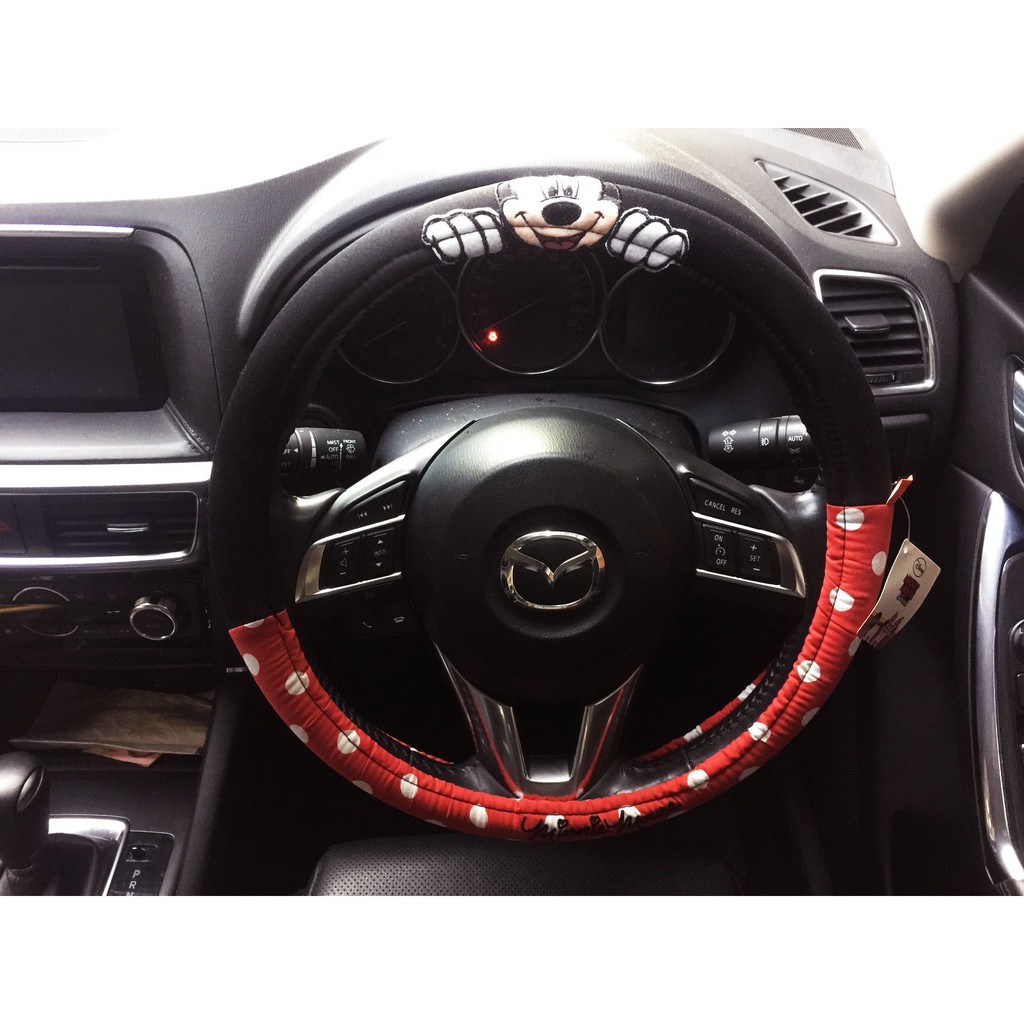 Minnie mouse steering wheel cover deals