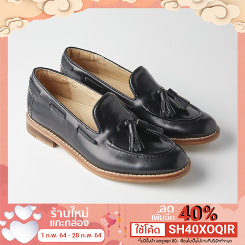 black-tassel-slip-on