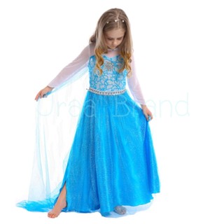 สินค้า โค้ด URAA10NV ลด10% เมื่อซื้อ 999บ.  < ส่งฟรี/พร้อมส่ง > ชุดเจ้าหญิง ชุดเด็ก Princess Dress รุ่น Cystal Princess Dress