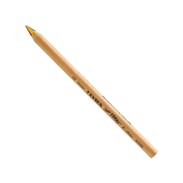โค้ดincsm4lขั้นต่ำ49ลด20-lyra-super-ferby-4-colored-pencils-ดินสอสีไม้ไส้-4-สี-3710500