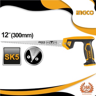 INGCOเลื่อยหางหนู อเนกประสงค์ 12 นิ้ว  #HCS3008ผลิตจากวัสดุ SK5 Taiwan