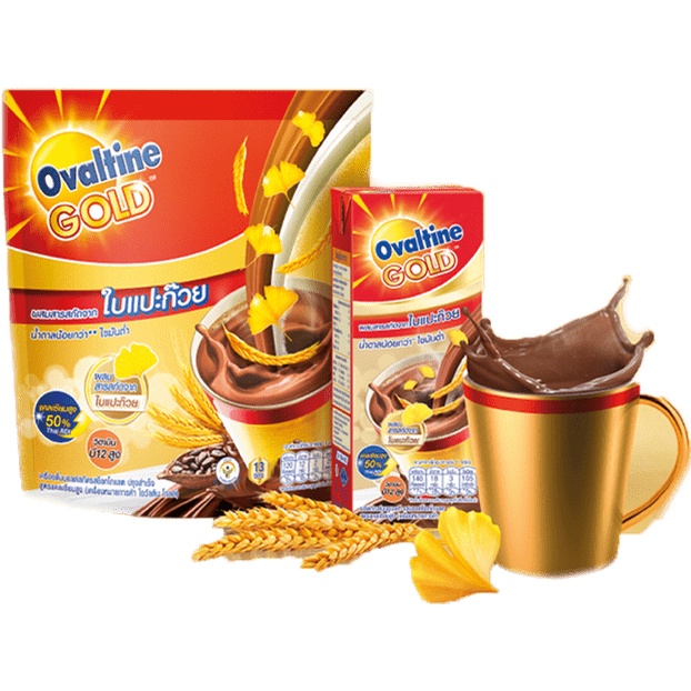 1-ถุง-ovaltine-gold-โอวัลติน-โกลด์-30กรัมx13ซอง-390กรัม-เครื่องดื่มมอลต์สกัด-รสช็อกโกแลต-สูตรแคลเซียมสูง