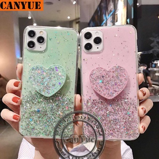 Realme X50 Pro 5G X50m X3 SuperZoom XT X2 Pro X Narzo 10 10A Bling Glitter Star Silicone Case RealmeX50 Pro RealmeX3 SuperZoom RealmeXT X 2 Narzo 10 A X50 x50Pro 5G Luxury Foil Powder Soft Cover Crystal Protective Flexible Shine Casing heart Airbag Stand