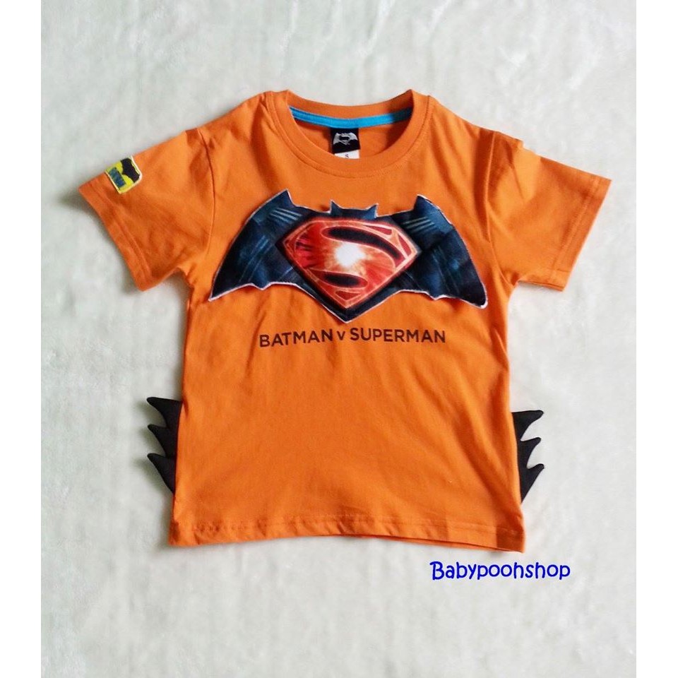 bat-amp-sup-เสื้อยืด-batman-supperman-สีส้ม