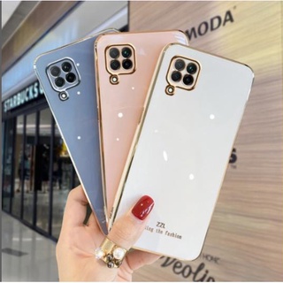 เคสโทรศัพท์มือถือ ซิลิโคน ขอบตรง กันกระแทก สีพื้น สําหรับ Huawei Y6P Huawei Y8P 2020 Huawei Y7a Huawei Y9S Huawei Y6 2019