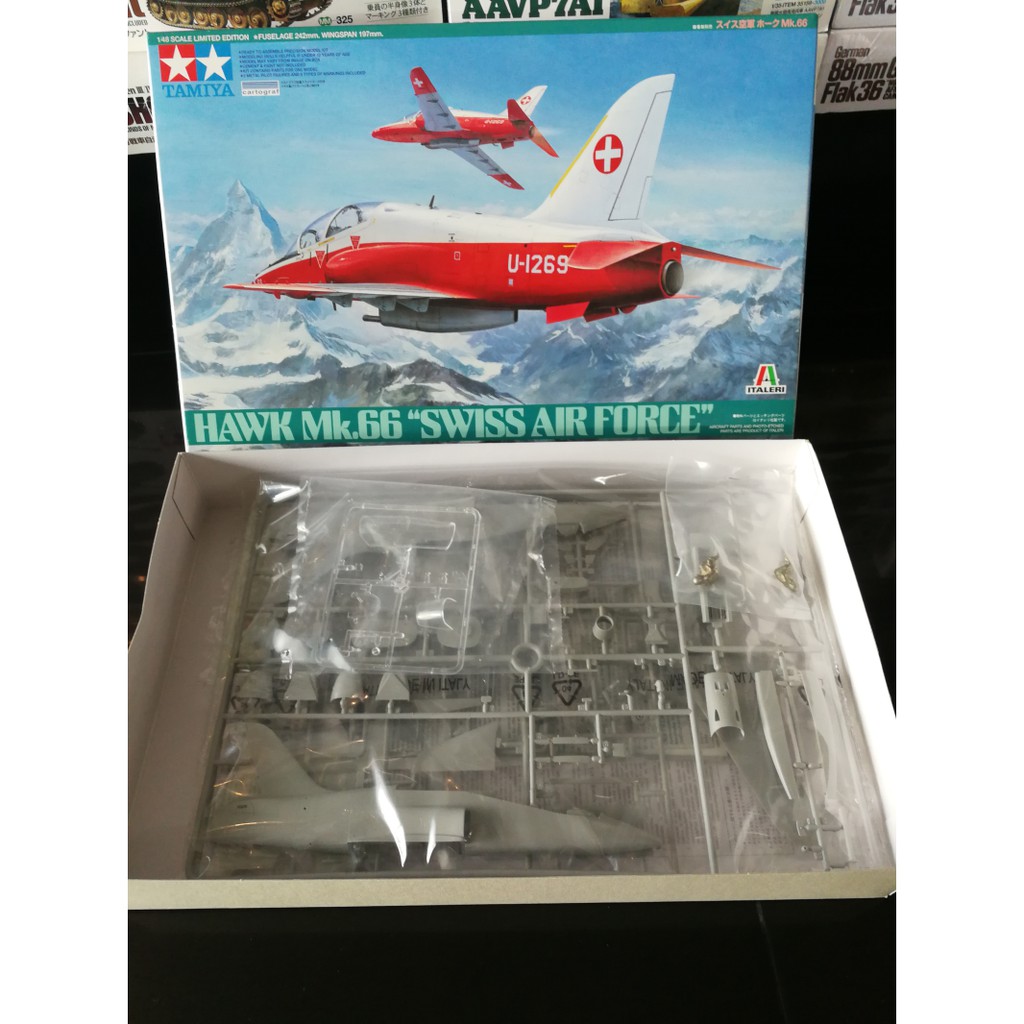 โมเดลเครื่องบินประกอบ-tamiya-1-48-ta89784-swiss-air-force-hawk-mk-66