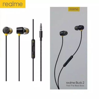 หูฟัง Realme Buds2 in-ear หูฟังของแท้ เสียงดีมาก เบสหนักชัดทุกเสียง มีไมค์ ใช้กับมือถือ Android เสียงดีมาก ของแท้