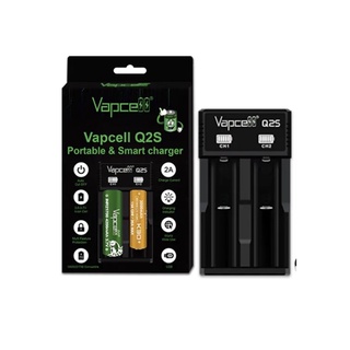 เครื่องชาร์จถ่านNew Vapcell Q2S ของแท้เช็คโค๊ดได้ รองรับถ่าน21700