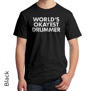 ขายดี!ขายดี เสื้อยืด พิมพ์ลายกราฟฟิค Worlds Okest Drummer Part Time Trying Hobby Nai it 465 OHggje42FFnjbi14S-5XL