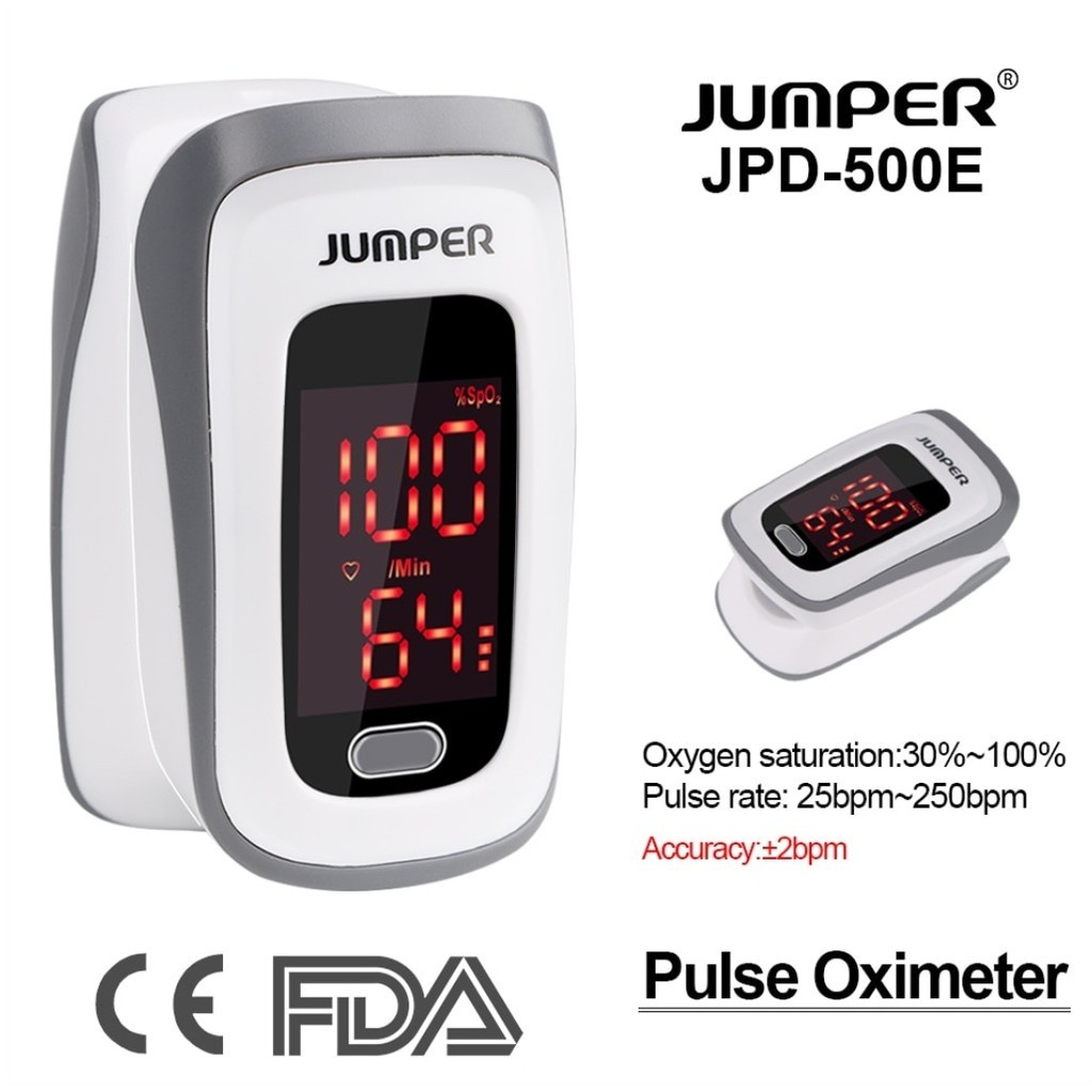 เครื่องวัดออกซิเจนปลายนิ้ว Pulse Oximeter รุ่น JPD500E/JPD500F ยี่ห้อ