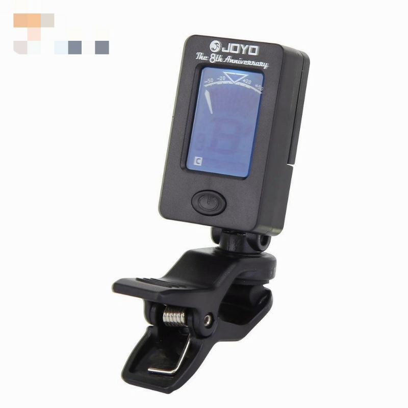 จูนเนอร์ตั้งสาย-clip-tuner-ยี่ห้อjoyo-รุ่น-xt01-6in1ใช้สำหรับตั้งสายเครื่องดนตรีต่างๆขนาดเล็กที่หนีบแข็งแรง