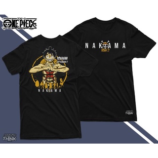 คอลูกเรือเสื้อยืดคอกลมเสื้อยืด พิมพ์ลายอนิเมะ One Piece Monkey D Luffy Gear Fourth Premium Hardthink Merch สําหรับผู้ชาย