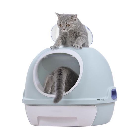 ห้องน้ำแมว-ห้องน้ำแมวฟอกอากาศ-ห้องน้ำแมวระบายกลิ่น-ห้องน้ำแมวรุ่นโดม-ห้องน้ำแมว-รุ่นโดม-สินค้าพร้อมส่งในไทย