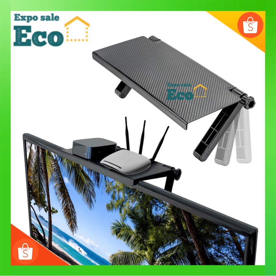 ภาพหน้าปกสินค้าEcotech ชั้นวางของบนTV ชั้นวางกล่องTV กล่องWiFi แบบติดตั้งบนหลังจอLCD ไม่ต้องติดกาวและเจาะรู จากร้าน ecotech_official_store บน Shopee