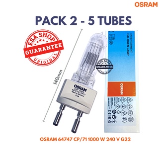 หลอดไฟแพ็ค2-5หลอดOSRAM 64747 1000w. G22 CP/71 240v