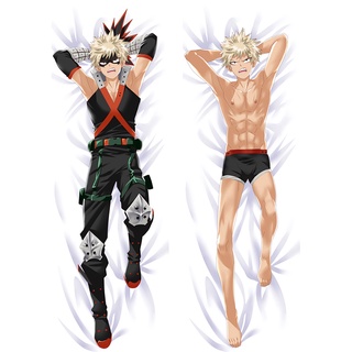 ปลอกหมอน ลายอนิเมะ Dakimakura Boku No My Hero Academia Katsuki Bakugo Hug ขนาด 60x180 ซม.