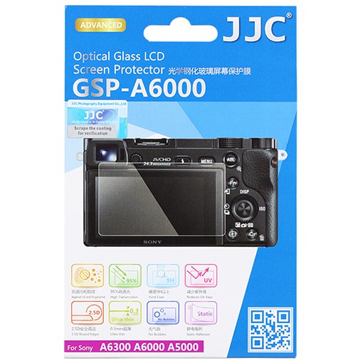 ภาพหน้าปกสินค้าJJC GSP-A6000 ฟิล์มกระจกกันรอยกล้อง SONY A6000 A6100 A6300 A6400 A6500 A6600
