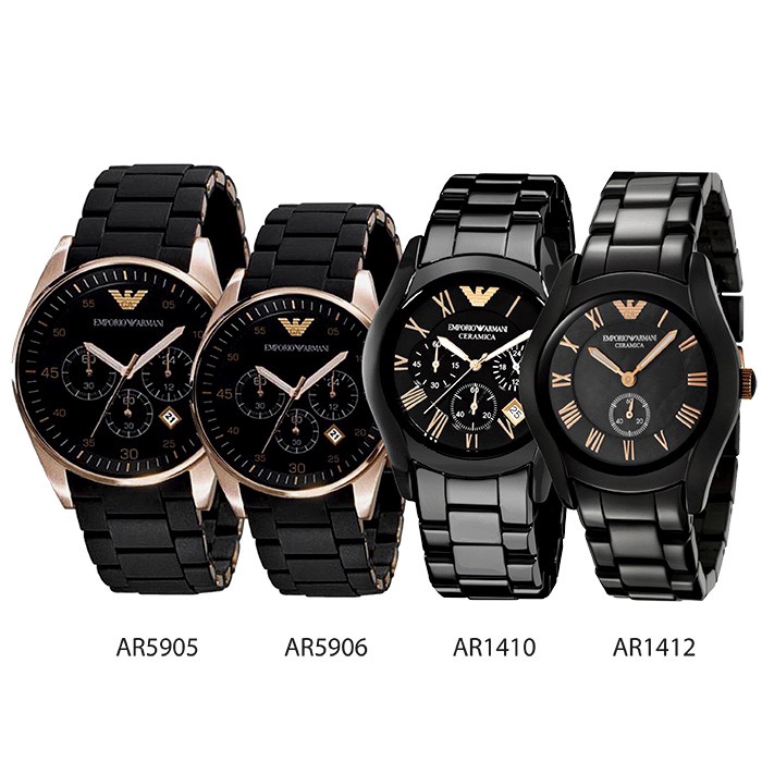 ขายดี Emporio Armani AR5905, AR5906, AR1410, AR1412 - นาฬิกาข้อมือ ...