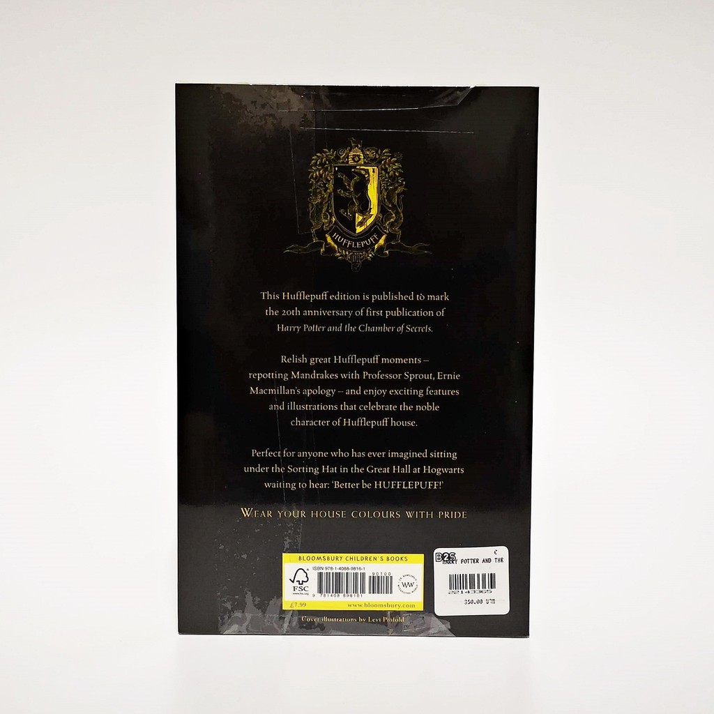 หนังสือ-harry-potter-and-the-chamber-of-secrets-hufflepuff-edition-ภาษาอังกฤษ-ปกอ่อน-หนังสือมือสอง-สภาพใหม่