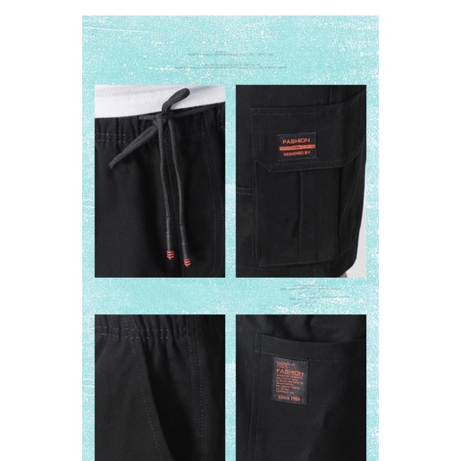 ภาพสินค้ากางเกงขาสั้นชาย (พร้อมส่ง) ผ้าฟอก 28-38รวม Set 1 "ผ้าดี สีไม่ตก งานห้าง ทรงสวย จากร้าน hailingwei บน Shopee ภาพที่ 4