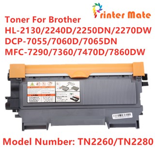 ภาพหน้าปกสินค้าตลับหมึกเทียบเท่า รุ่น TN2260/TN2280 ใช้กับ Brother HL-2240D/2250DN/2270DW/DCP-7060D/7065DN/MFC-7360/7470D/7860DW ซึ่งคุณอาจชอบราคาและรีวิวของสินค้านี้