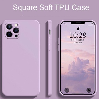 เคสซิลิโคนขอบเหลี่ยมสำหรับ Huawei Nova 3i 5T 7i 7 Se Y9 2019