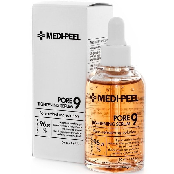 medi-peel-pore-9-tightening-serum-เซรั่มกระชับรูขุมขน-รูขุมขนเล็กลง-เรียบเนียน-ขนาด-50-ml-exp2025-11