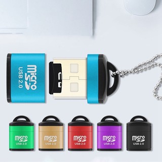การ์ดรีดเดอร์ Mini Micro TF Mini USB 3.0 Micro SD TF แบบพกพาหน่วยความจำแฟลชไดรฟ์อะแดปเตอร์การ์ดรีดเดอร์